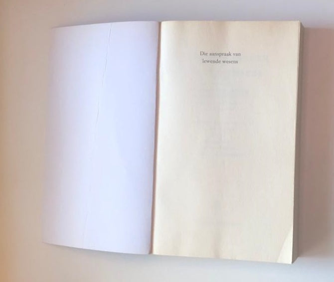 Die aanspraak van lewende wesens - Ingrid Winterbach (First edition)