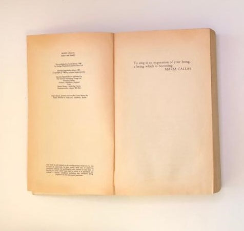 Maria Callas - the woman behind the legend - Arianna Stassinopoulos