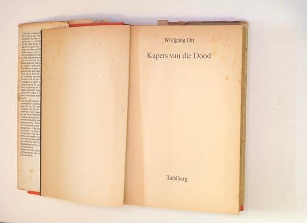 Kapers van die dood - Wolfgang Ott (First edition of the Afrikaans translation)