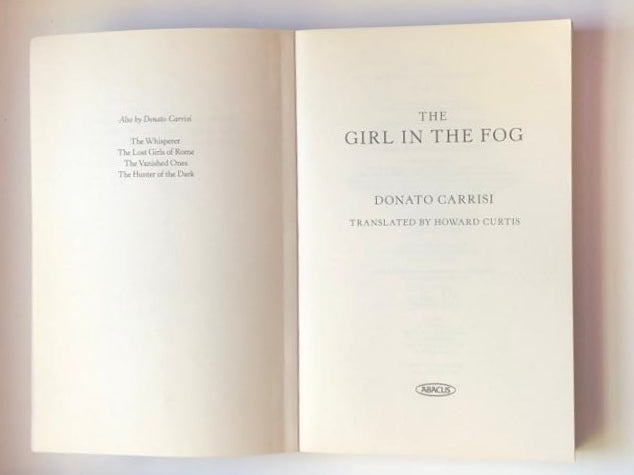 The girl in the fog - Donato Carrisi
