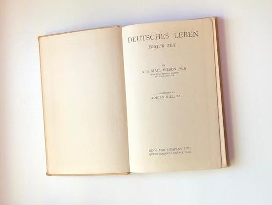 Deutsches leben: Erster teil - A.S. Macpherson