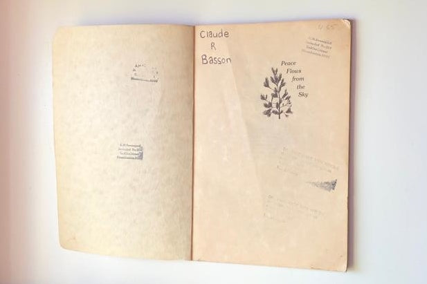 Peace flows from the sky - Susan Polis Schutz