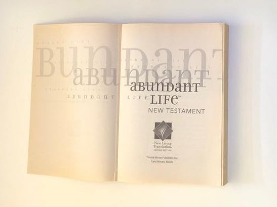 Abundant life (New Testament): Experience the presence of God in everyday life - New Living Translation