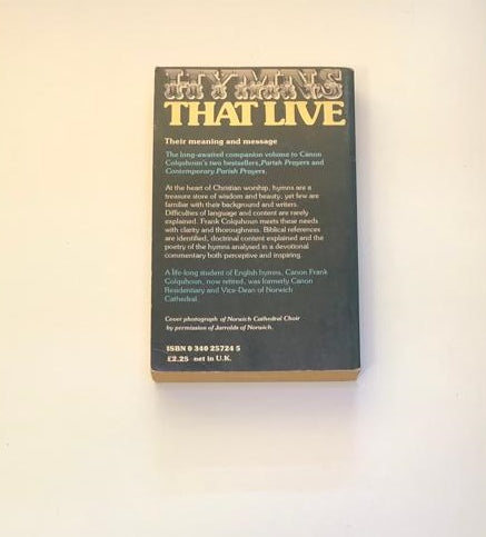 Hymns that live - Frank Colquhoun