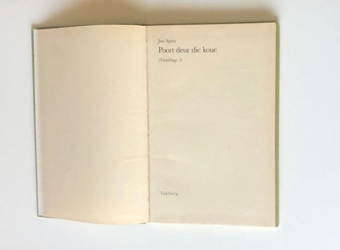 Poort deur die koue - Jan Spies