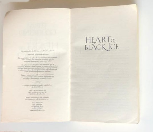 Heart of black ice: Sister of darkness - Terry Goodkind (The Nicci Chronicles #4)