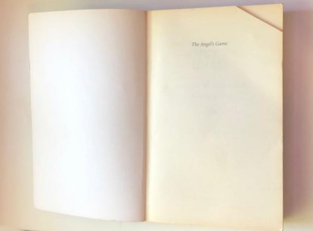 The angel's game - Carlos Ruiz Zafón