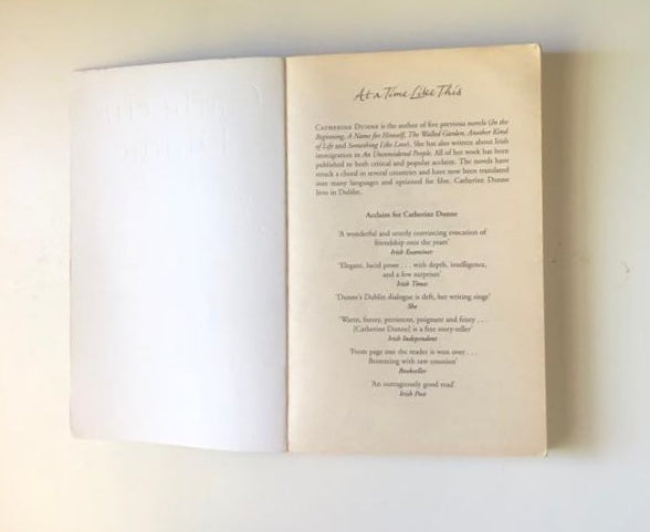 At a time like this - Catherine Dunne