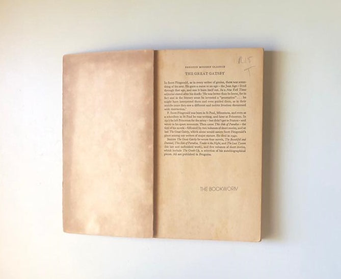 The Great Gatsby - F. Scott Fitzgerald