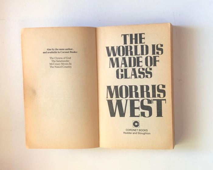 The world is made of glass - Morris West