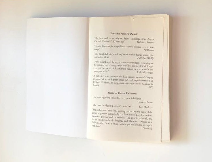Invisible planets: Collected fiction - Hannu Rajaniemi