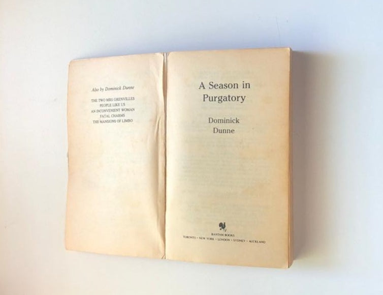 A season in purgatory - Dominick Dunne