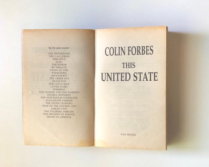 This united state - Colin Forbes