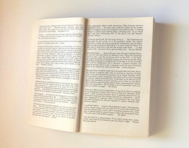 Slumdog millionaire - Vikas Swarup