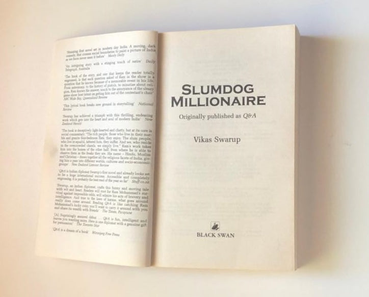 Slumdog millionaire - Vikas Swarup