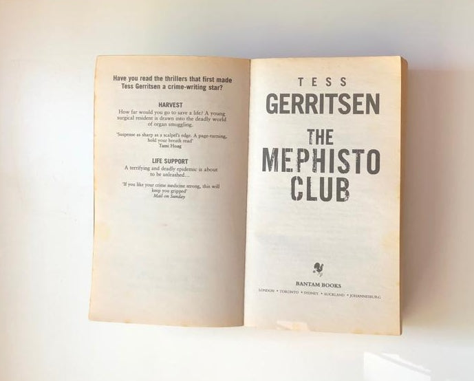 The Mephisto Club - Tess Gerritsen