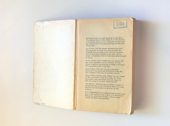 The avenue goes to war - R.F. Delderfield (Book 2: 1940 - 1947)