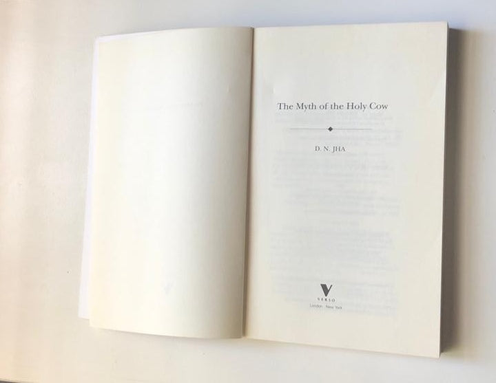 The myth of the holy cow - D.N. Jha