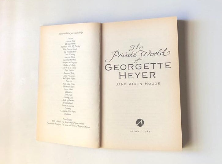 The private world of Georgette Heyer - Jane Aiken Hodge