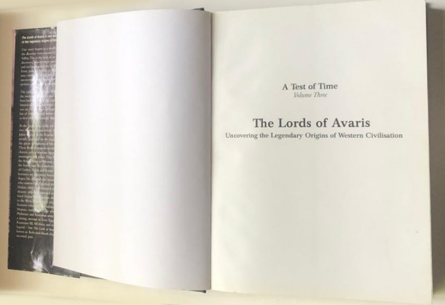 The lords of Avaris: Uncovering the legendary origins of Western civilisation - David Rohl