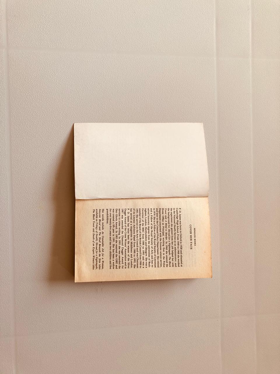 Cover her face - P.D. James