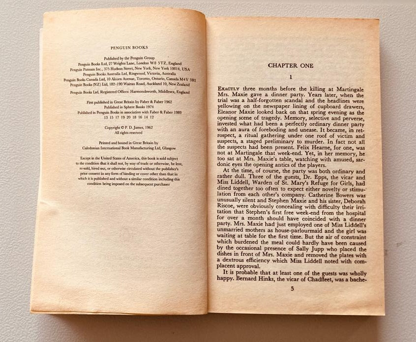 Cover her face - P.D. James