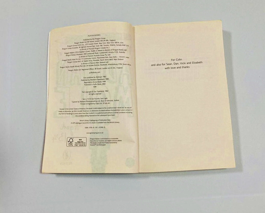 The secret diary of Adrian Mole - Sue Townsend