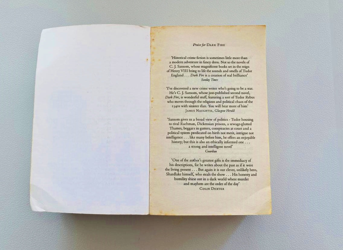 Dark fire - C.J. Sansom
