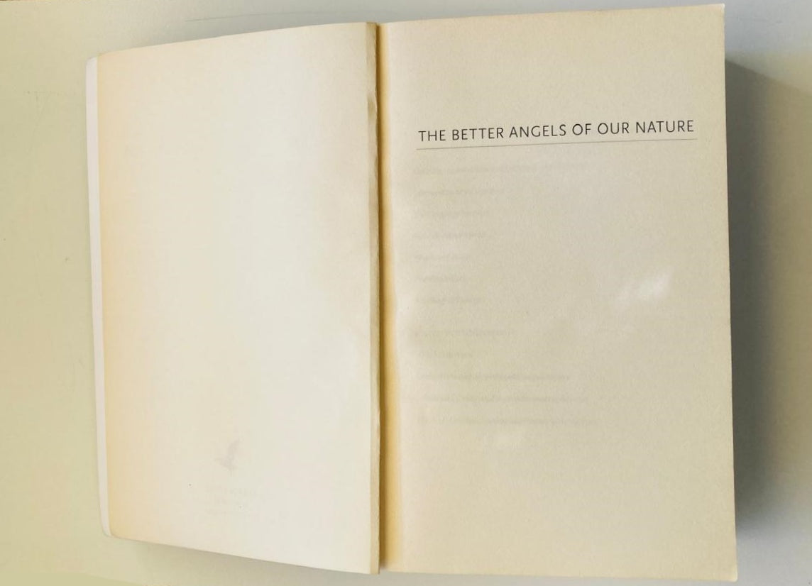 The better angels of our nature - Steven Pinker