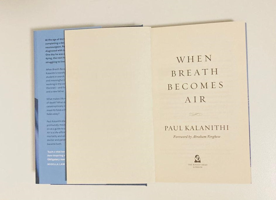 When breath becomes air - Paul Kalanithi