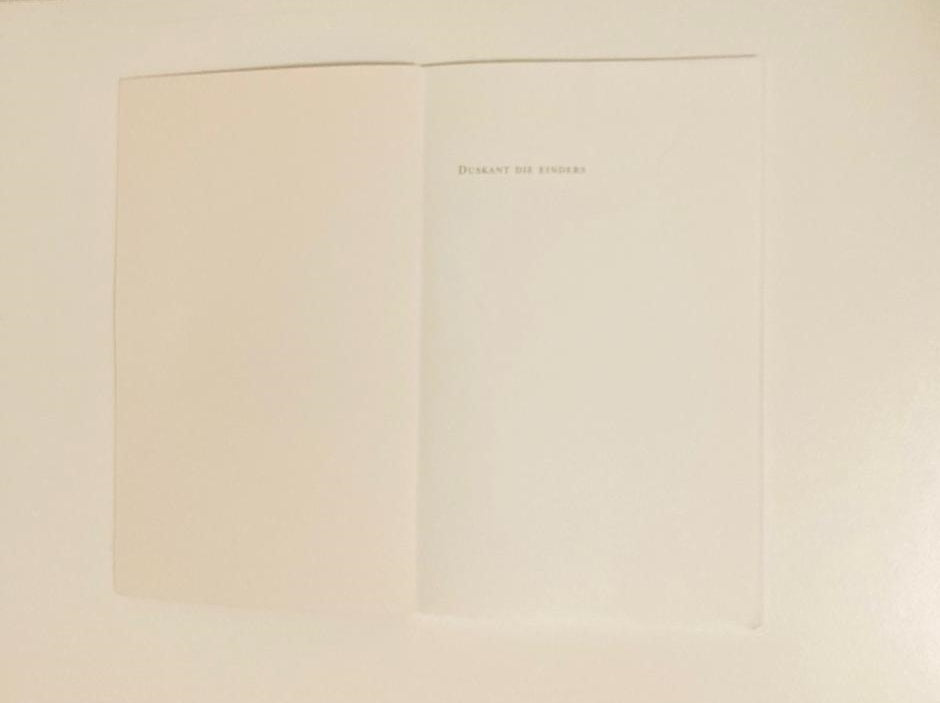 Duskant die einders - Lina Spies (First edition)