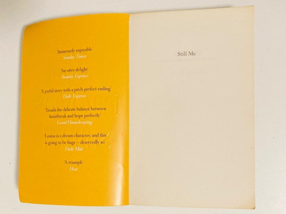 Still me - Jojo Moyes (Me before you #3)