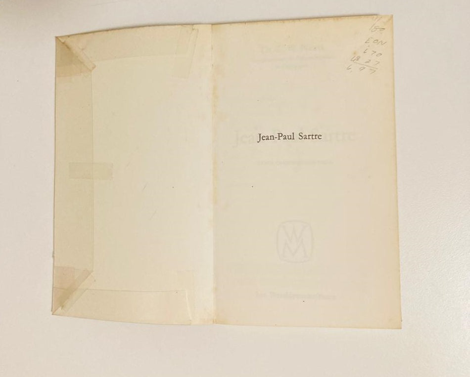 Sartre - dr. L.W. Nauta