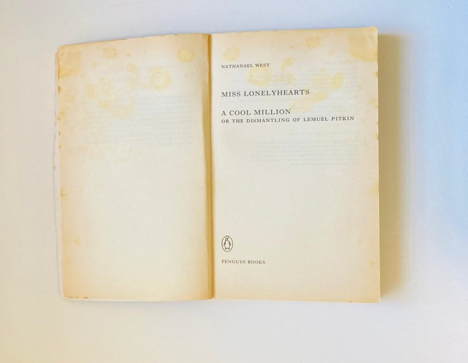 Miss Lonelyhearts and a cool million - Nathanael West