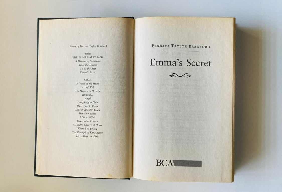 Emma's secret - Barbara Taylor Bradford