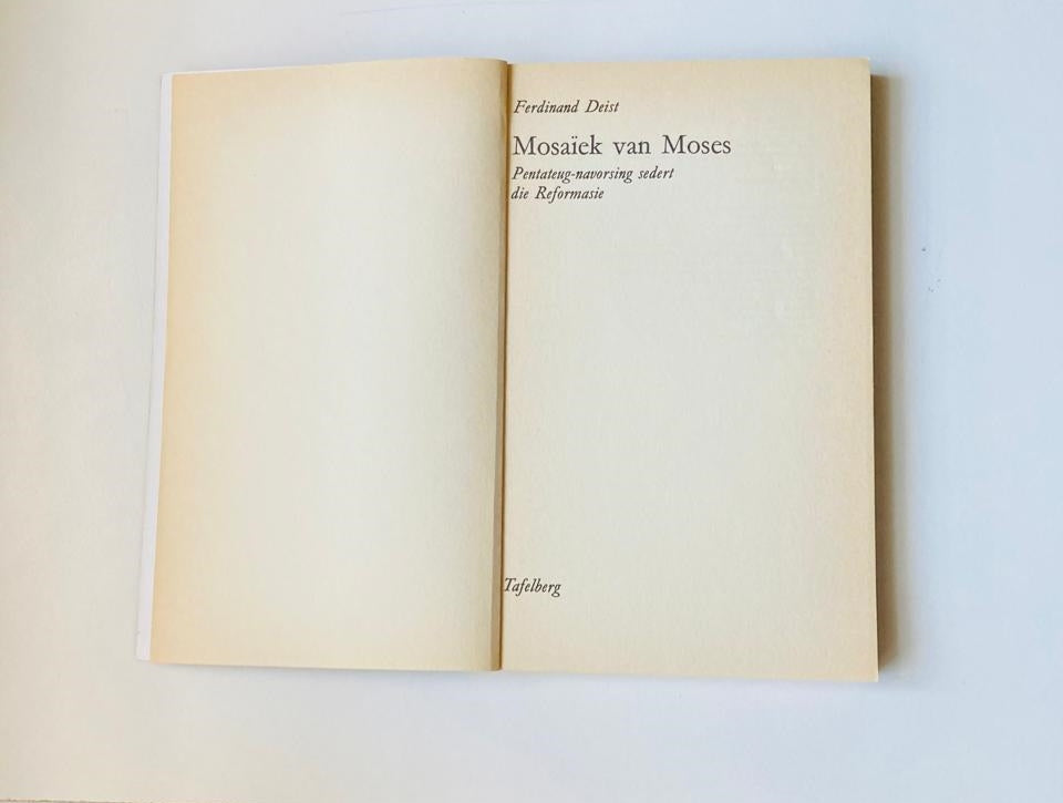 Mosaïek - Ferdinand Deist (First edition)