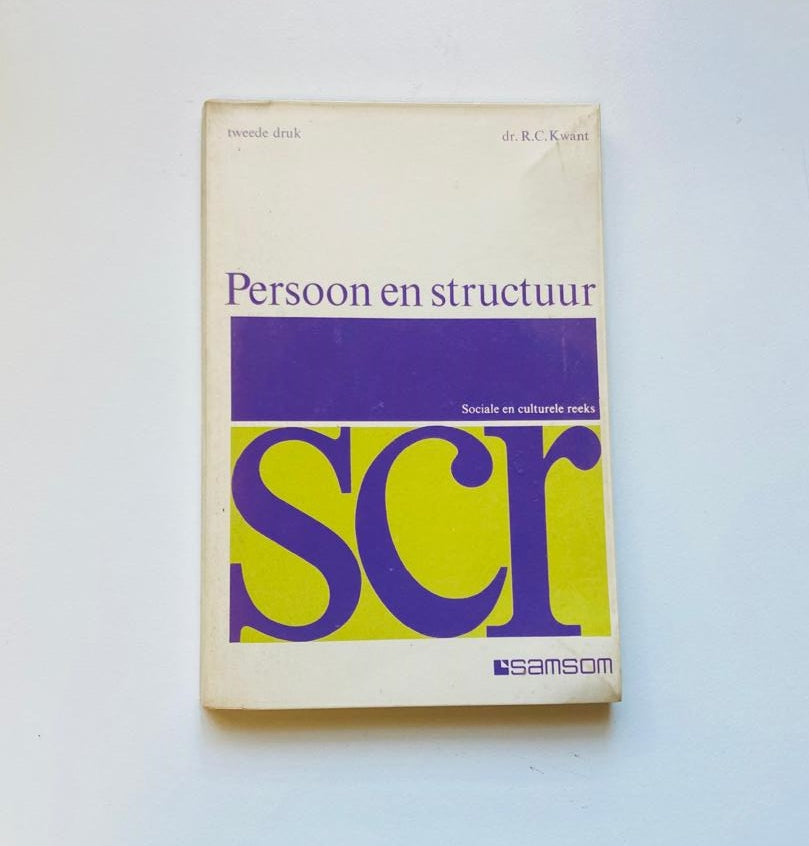 Persoon en structuur - Dr. R.C. Kwant