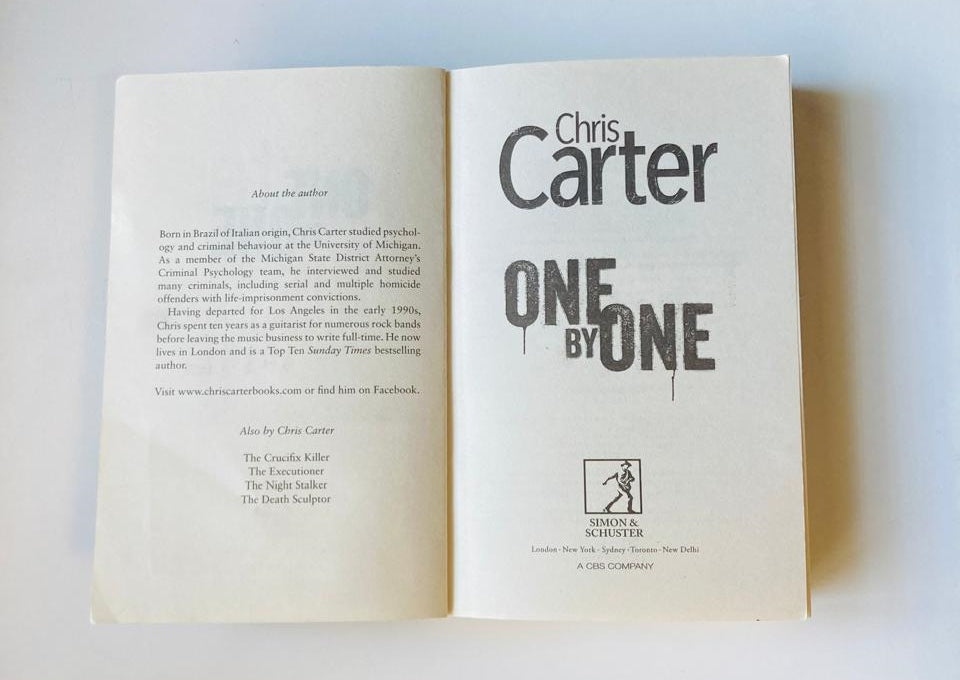 One by one - Chris Carter (Robert Hunter #5)