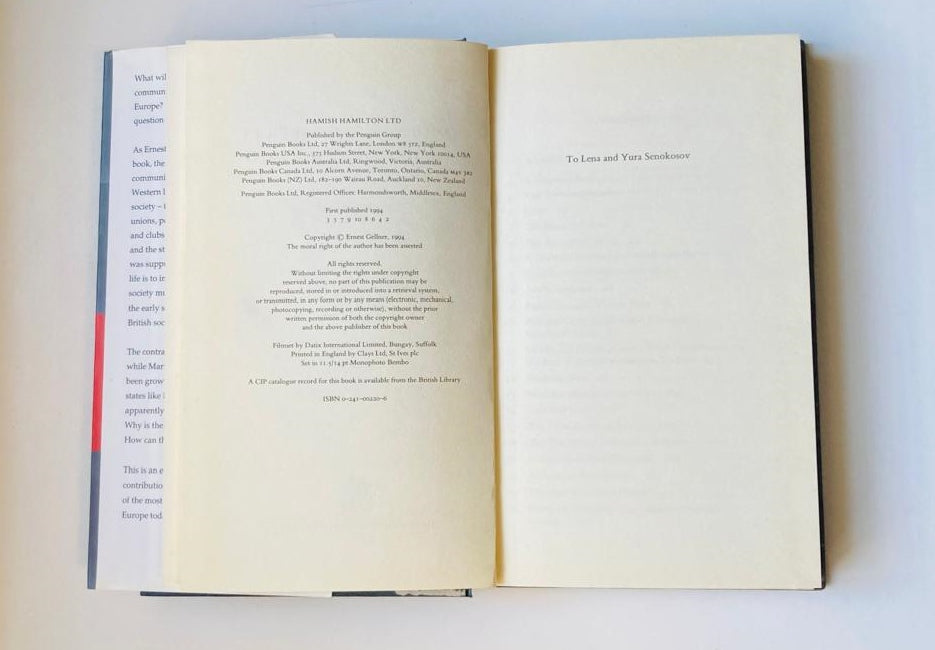 Conditions of liberty: Civil society and its rivals - Ernest Gellner