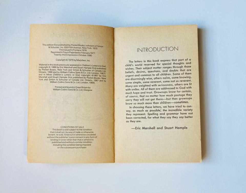 Children's letters to God - Compiled by Eric Marshall and Stuart Hample