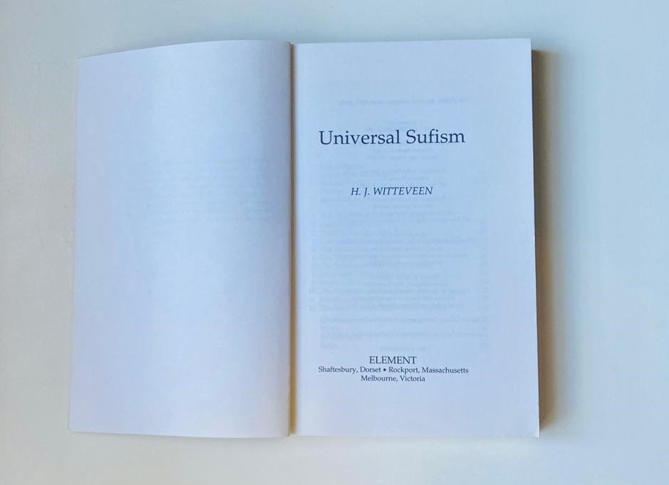 Universal Sufism - Dr. H.J. Witteveen