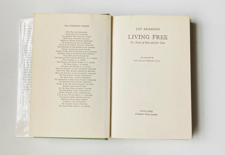 Living free - Joy Adamson (Story of Elsa #2)