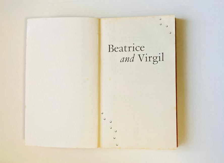 Beatrice and Virgil - Yann Martel