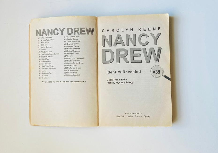 Identity revealed - Carolyn Keene (Nancy Drew: Girl Detective #35)