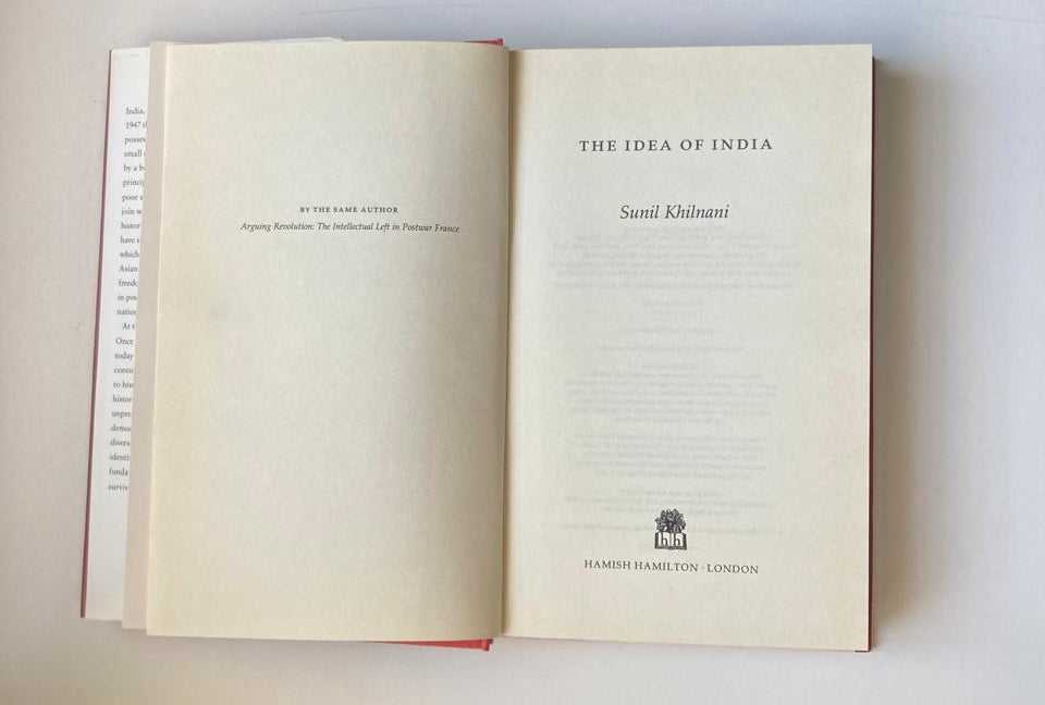 The idea of India - Sunil Khilnani