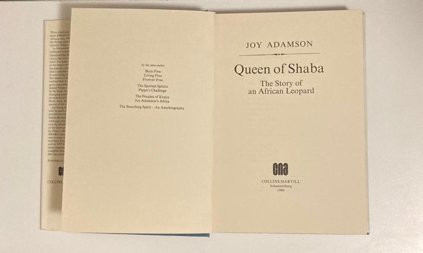 Queen of Shaba: The story of an African leopard - Joy Adamson