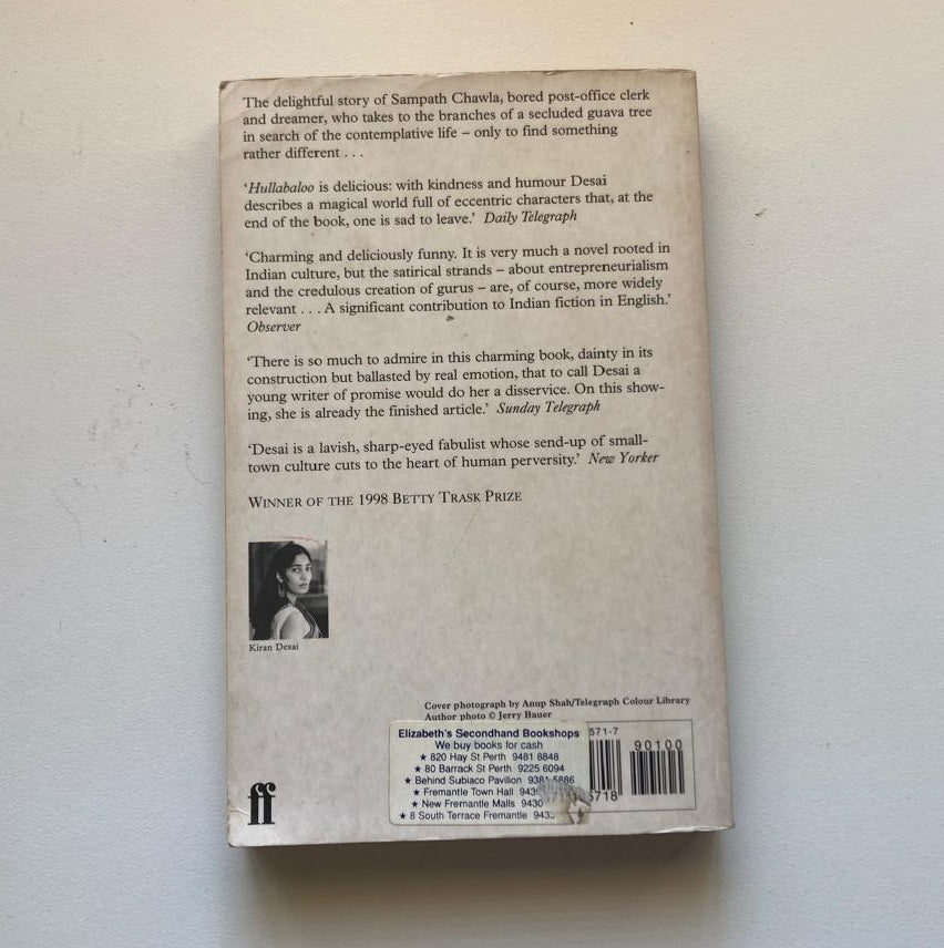 Hullaboo  in the guava orchard - Kiran Desai