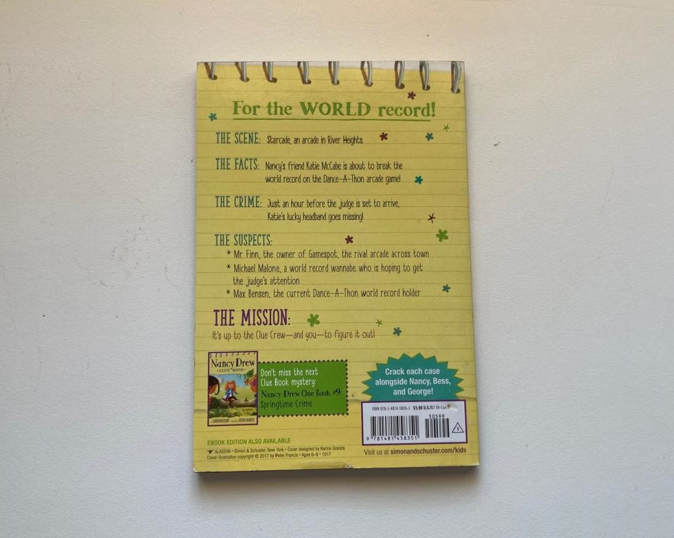 Nancy Drew Clue Book #8: World record mystery - Carolyn Keene