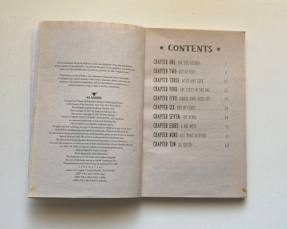 Nancy Drew Clue Book #8: World record mystery - Carolyn Keene