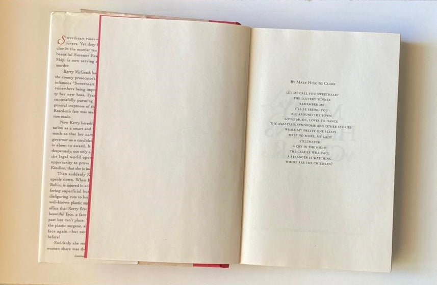 Let me call you sweetheart - Mary Higgins Clark (First edition)